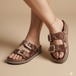 Sandales Confort Femme à Boucles Décorées – Style Raffiné & Chic