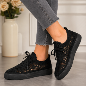 Baskets Femme Dentelle Tendance – Légères, Aérées & Confort Absolu