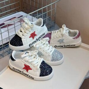 Baskets Fille Brillantes "Crayon Shanchan" – Tendance, Confortables & Ultra Stylées