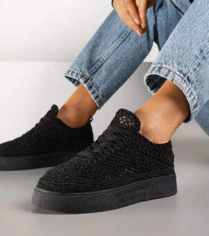 Baskets Femme Dentelle Tendance – Légères, Aérées & Confort Absolu