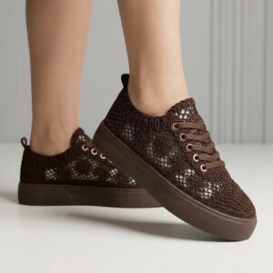 Baskets Femme Dentelle Tendance – Légères, Aérées & Confort Absolu