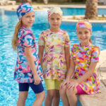 Burkini Fille 3 Pièces Anti-UV