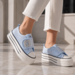 Baskets Femme à Plateforme Épaisse en Maille Respirante – Tendance 2026
