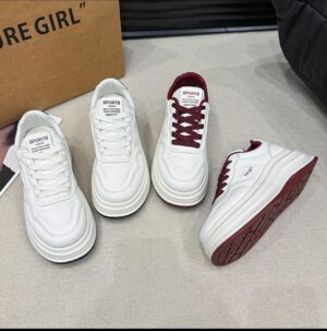 Baskets Femme à Plateforme – Chaussures Compensées Tendance