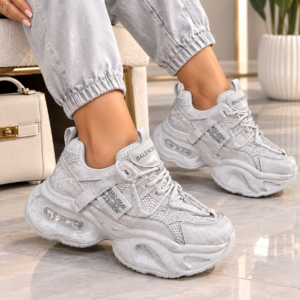Baskets Chunky Compensées pour Femme – Tendance Streetwear